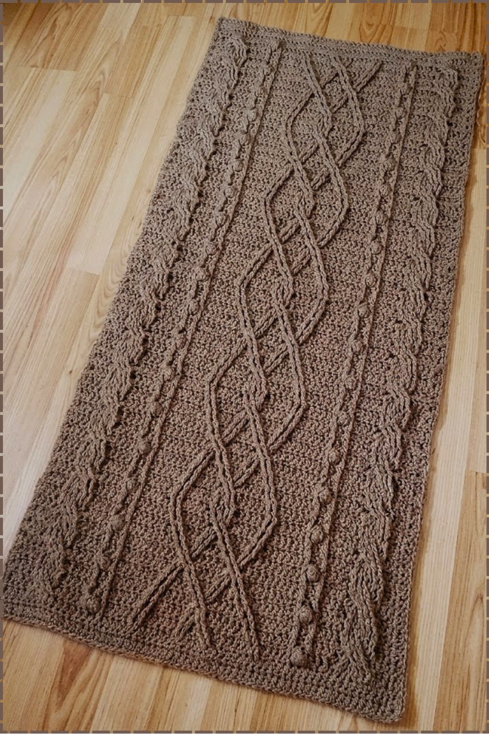 Sturdy Crochet Home Rug Long Table Runner
