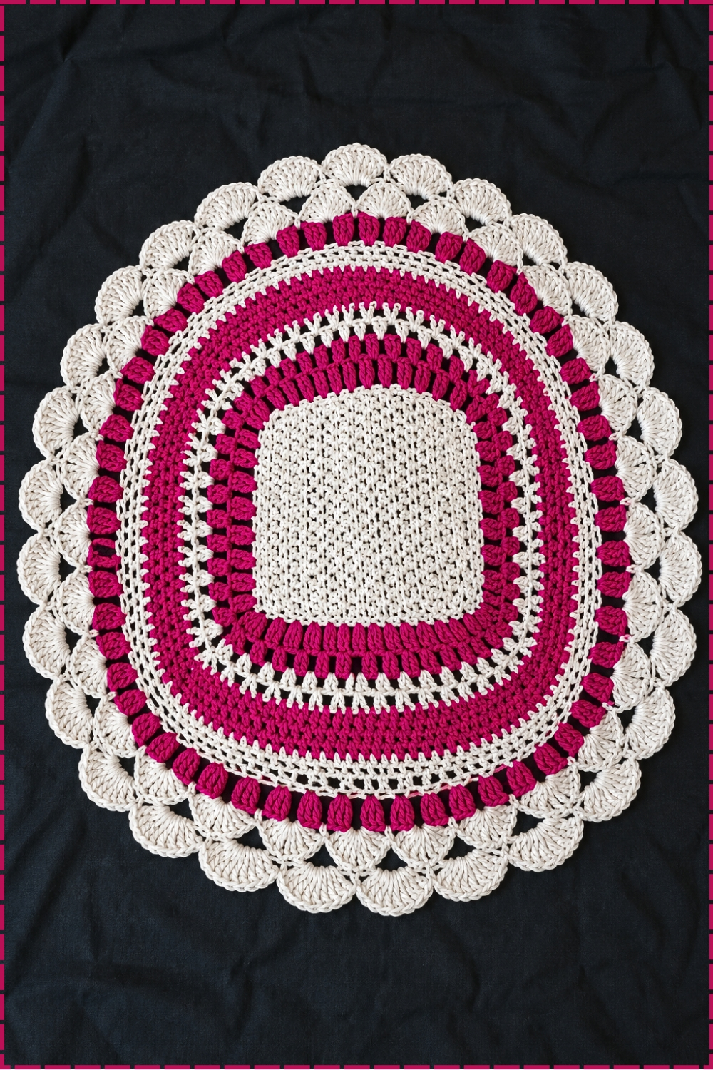Sturdy Crochet Pattern Baby Blanket Doormat