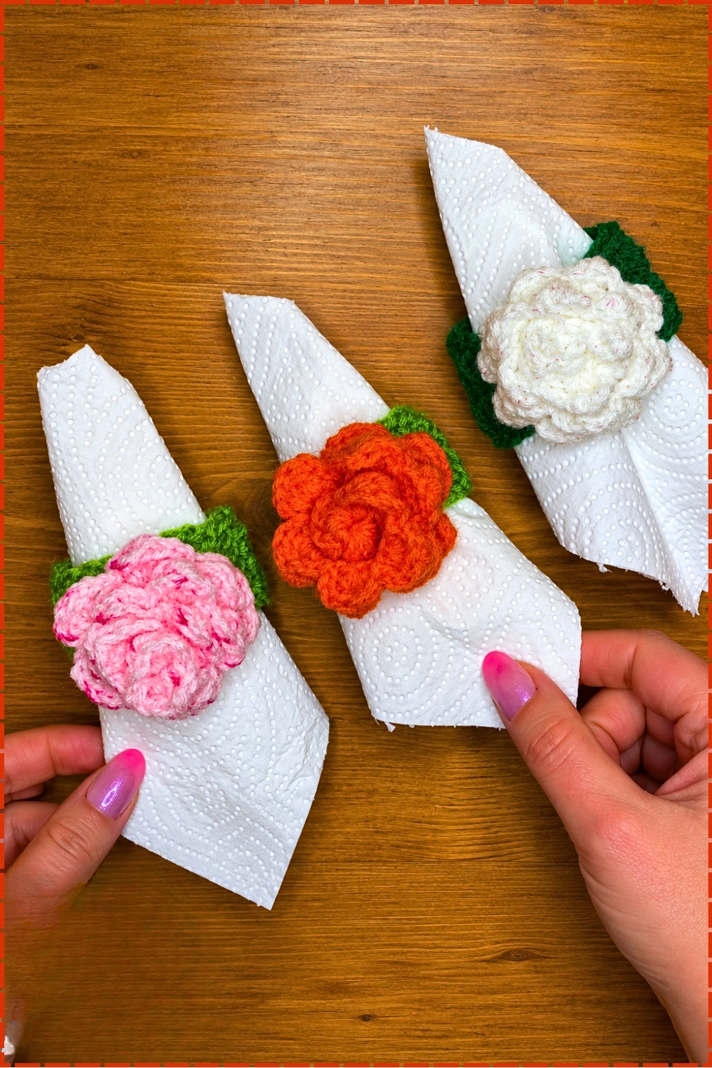 Super Easy Compact Crochet Napkin Holder