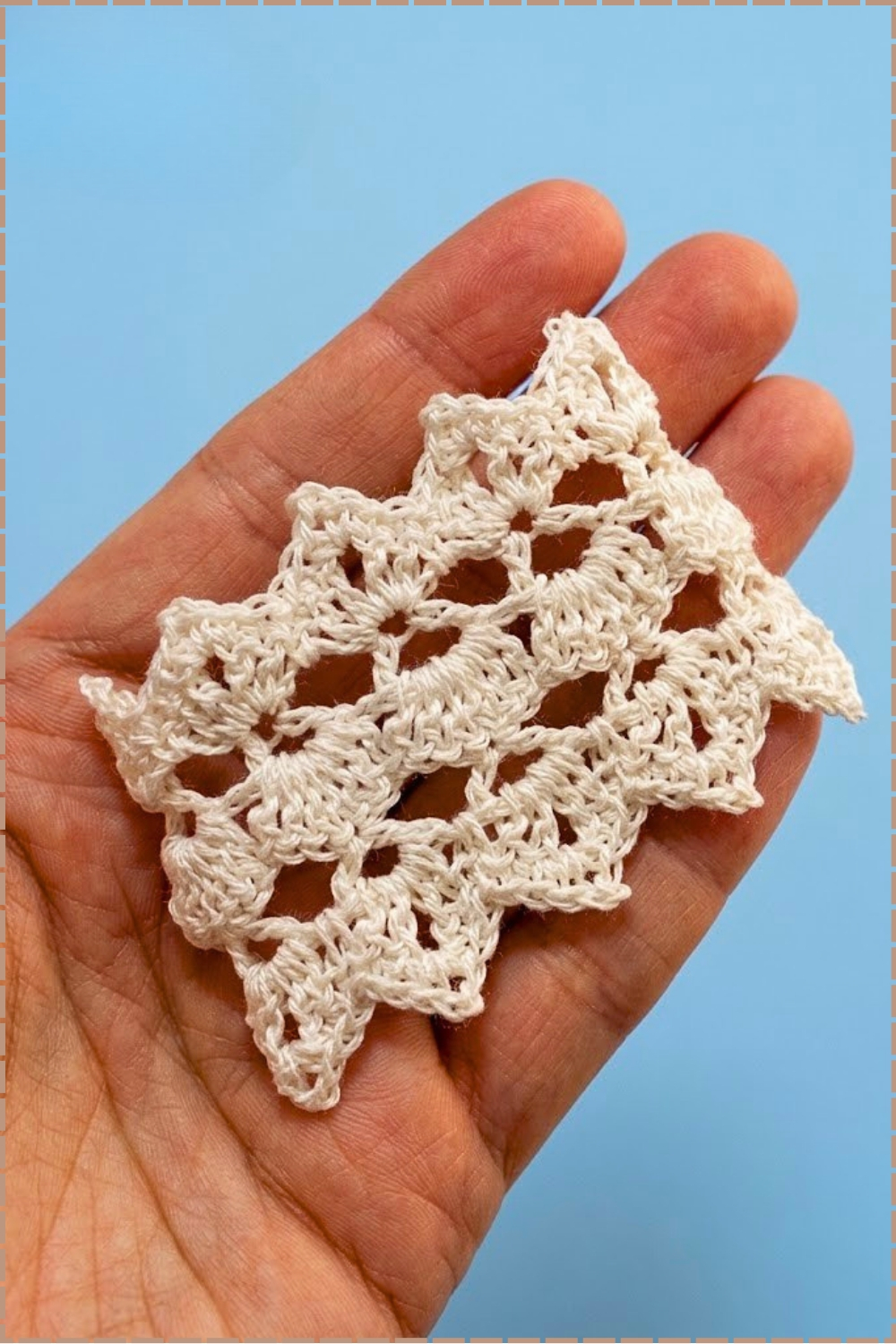 Table Napkin Rings Crochet Openwork Lace Pattern