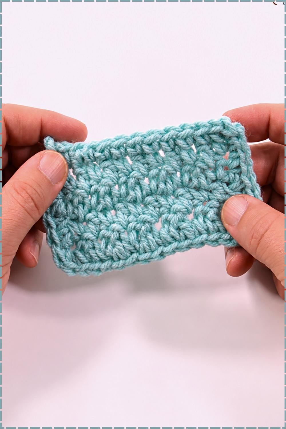 Textured Crochet Pebble Stitch Blanket