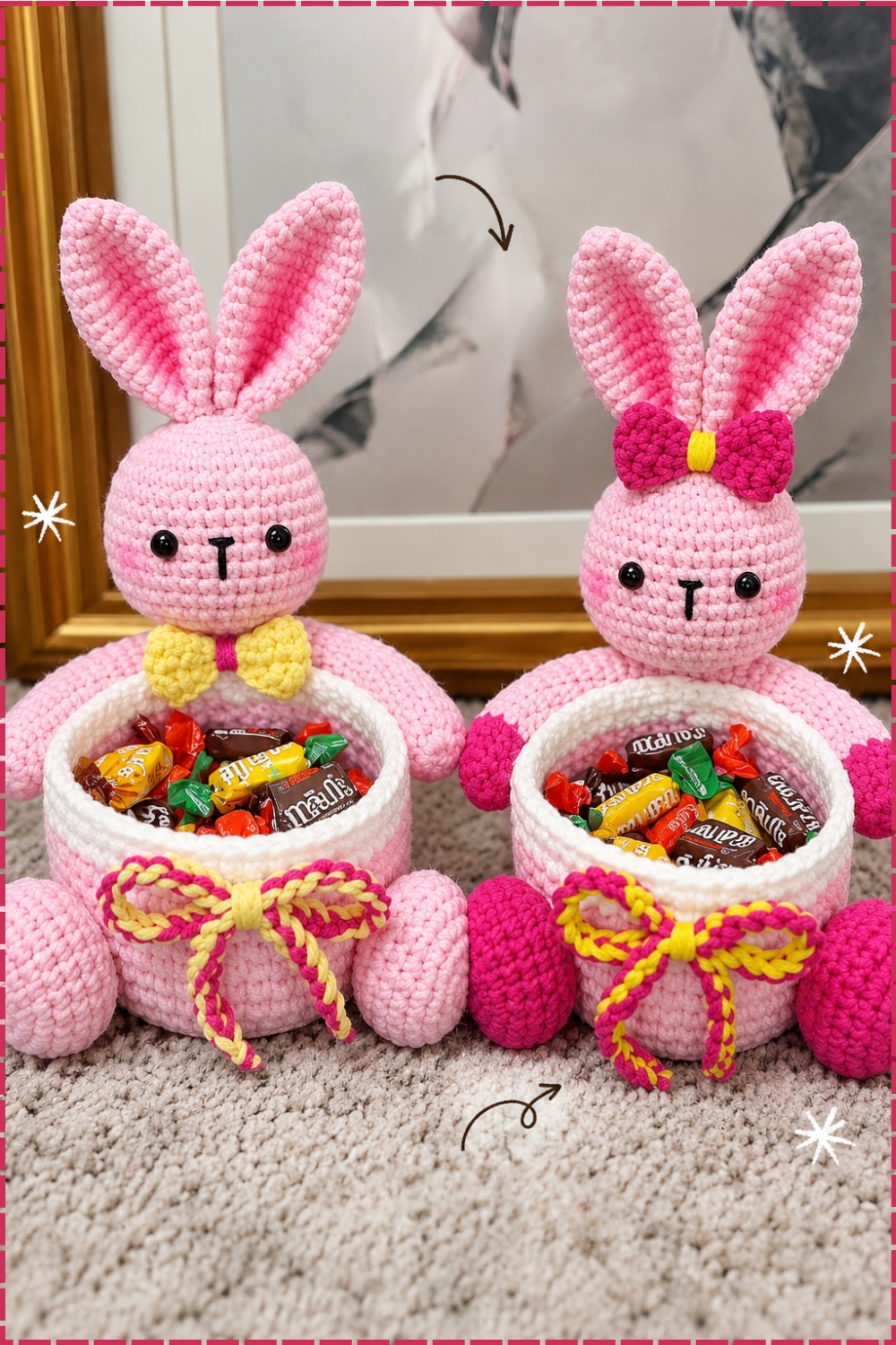 Textured Easter Basket Crochet Pattern