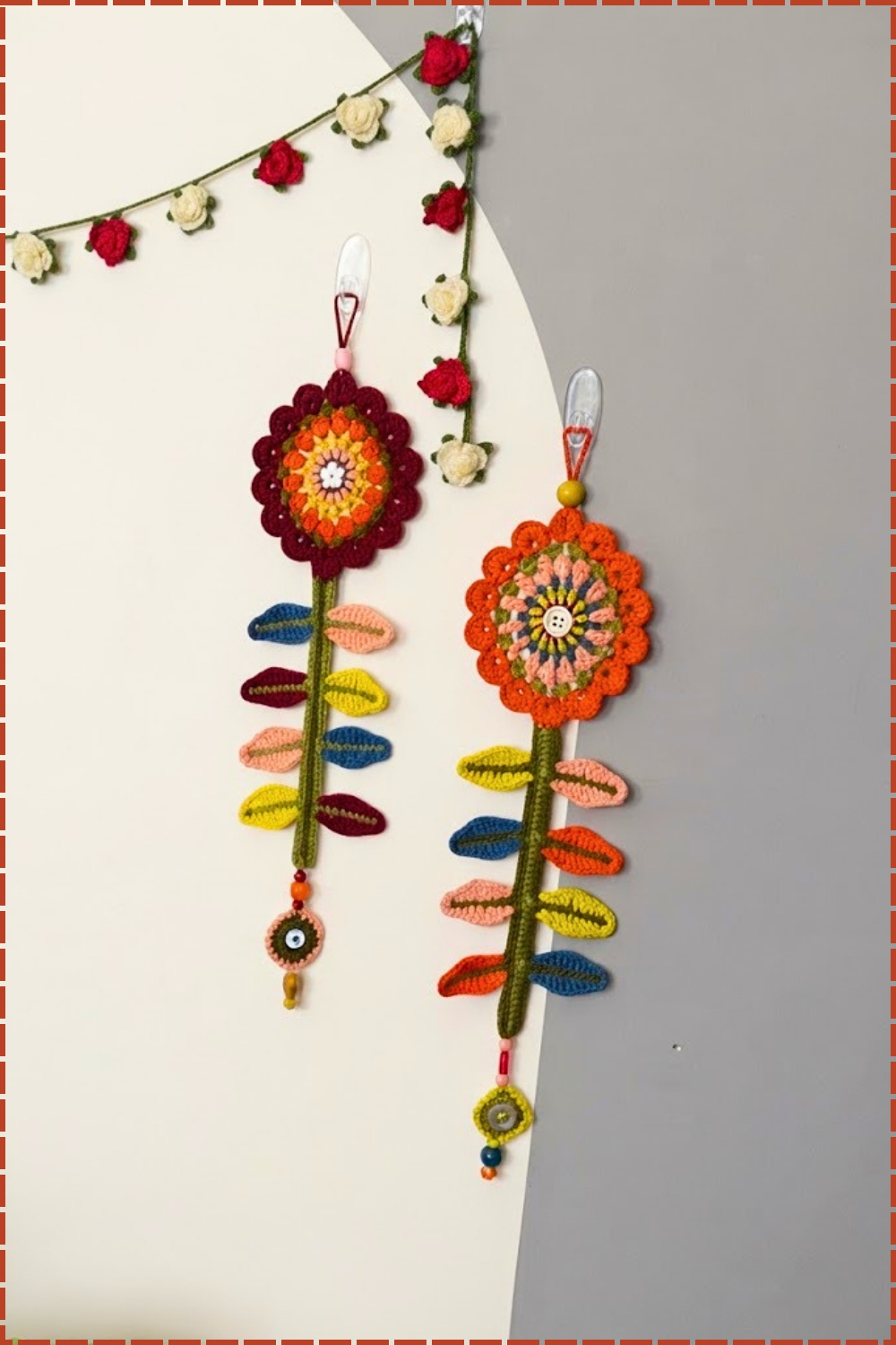Textured Panel Crochet Wall Hanging Pattern
