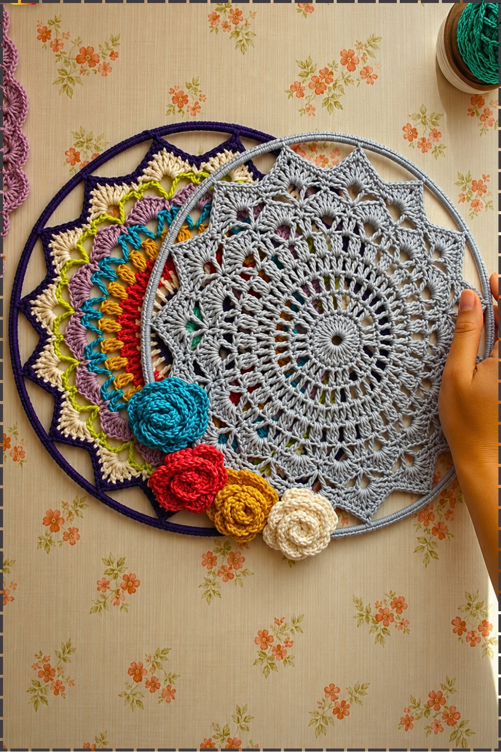Versatile Crochet Dreamcatcher Or Mandala