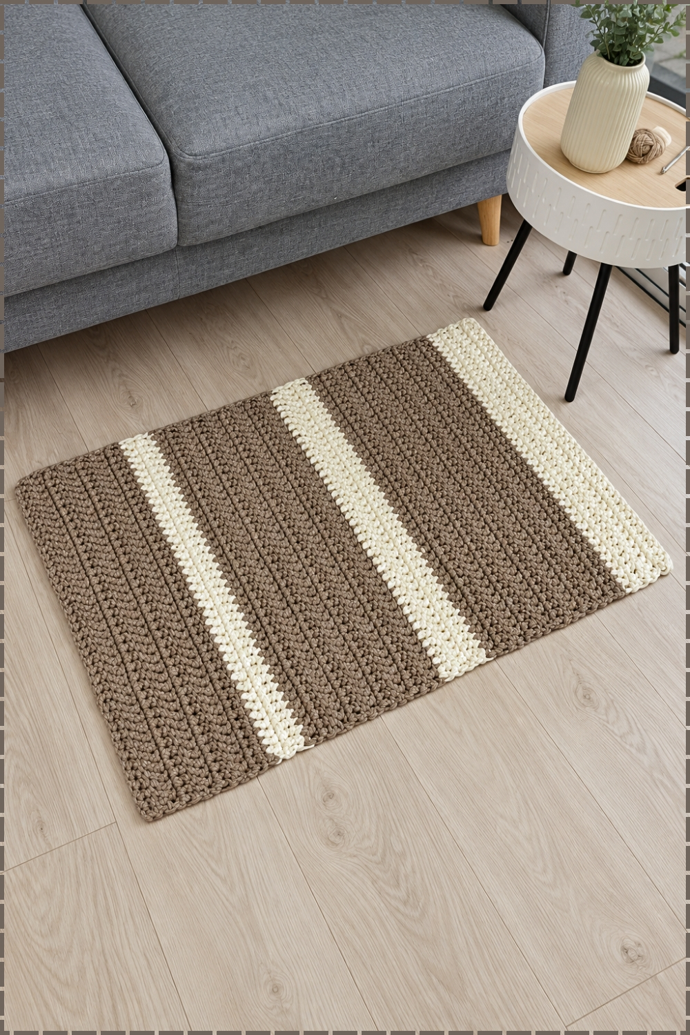 Very Easy Cozy Crochet Rug For Beginners