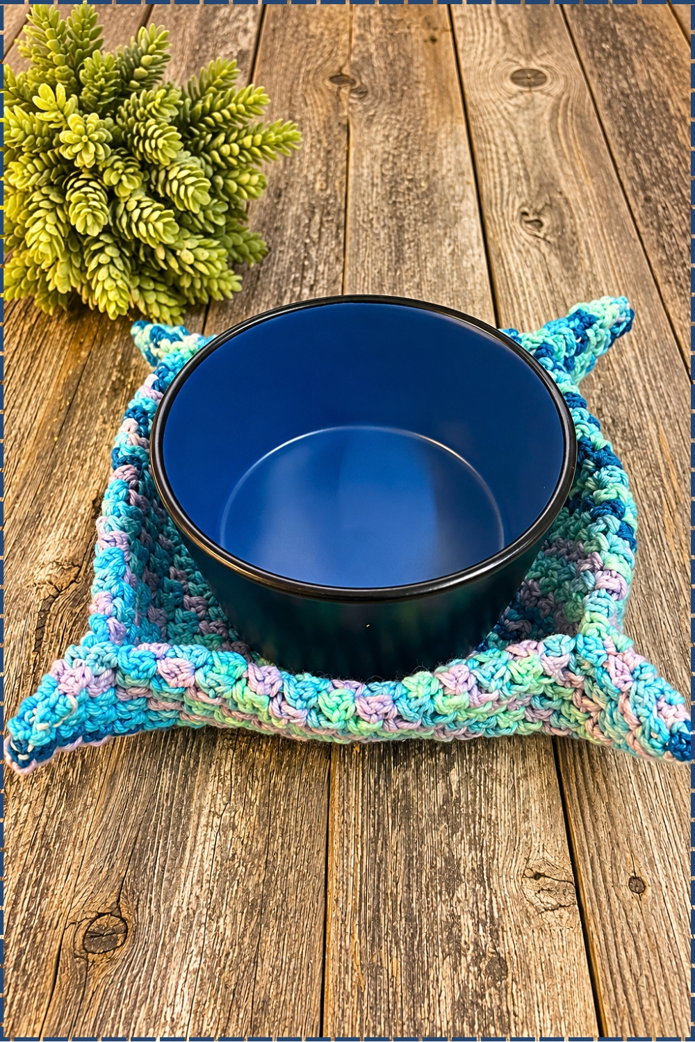 Warm Double Thick Bowl Cozy Crochet Pattern