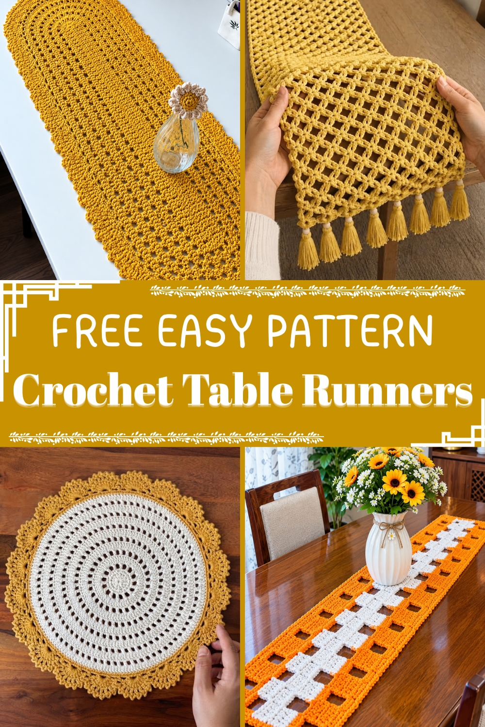Crochet Table Runners