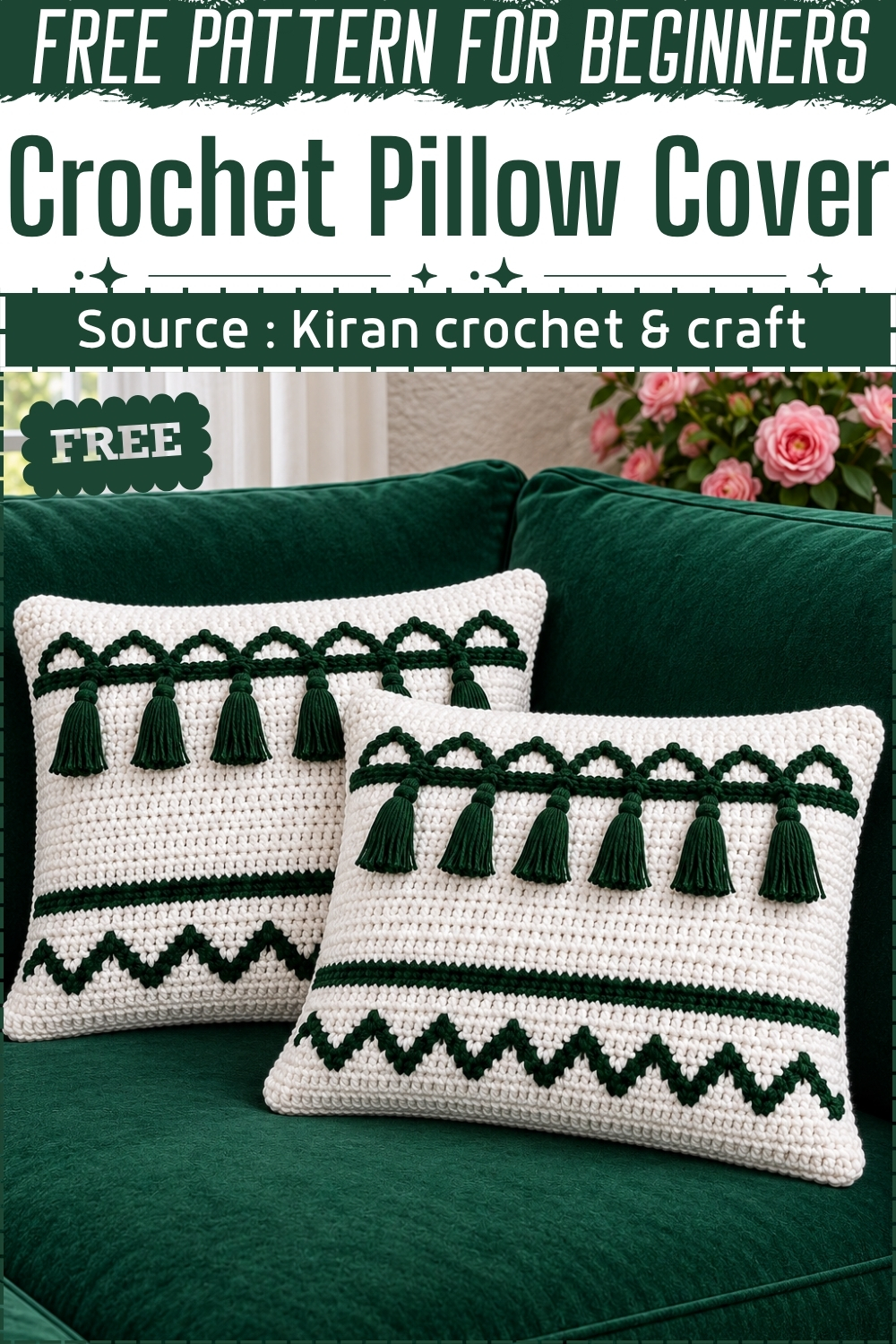 easy Crochet Pillow Cover